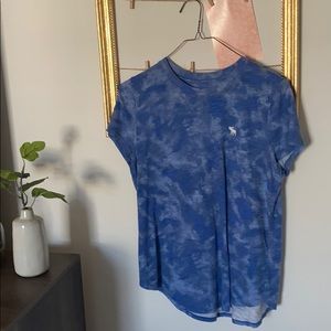 Abercrombie Kids Navy Blue Tie Dye Shirt